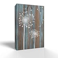 SIGNWIN Canvas Wall Art Dandelion Illustration Canvas Prints Home Artwork Decoration for Living Room,Bedroom - 12x18 inches