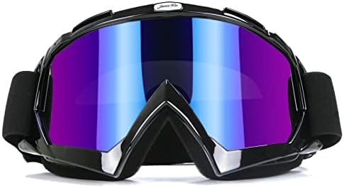 JAMIEWIN Motocross Goggles ATV Dirt Bike Motorcycle UTV MX OTG Offroad Riding Goggles Anti UV Dustproof Anti Fog Racing Skiing Goggles for Men Women Youth Kids