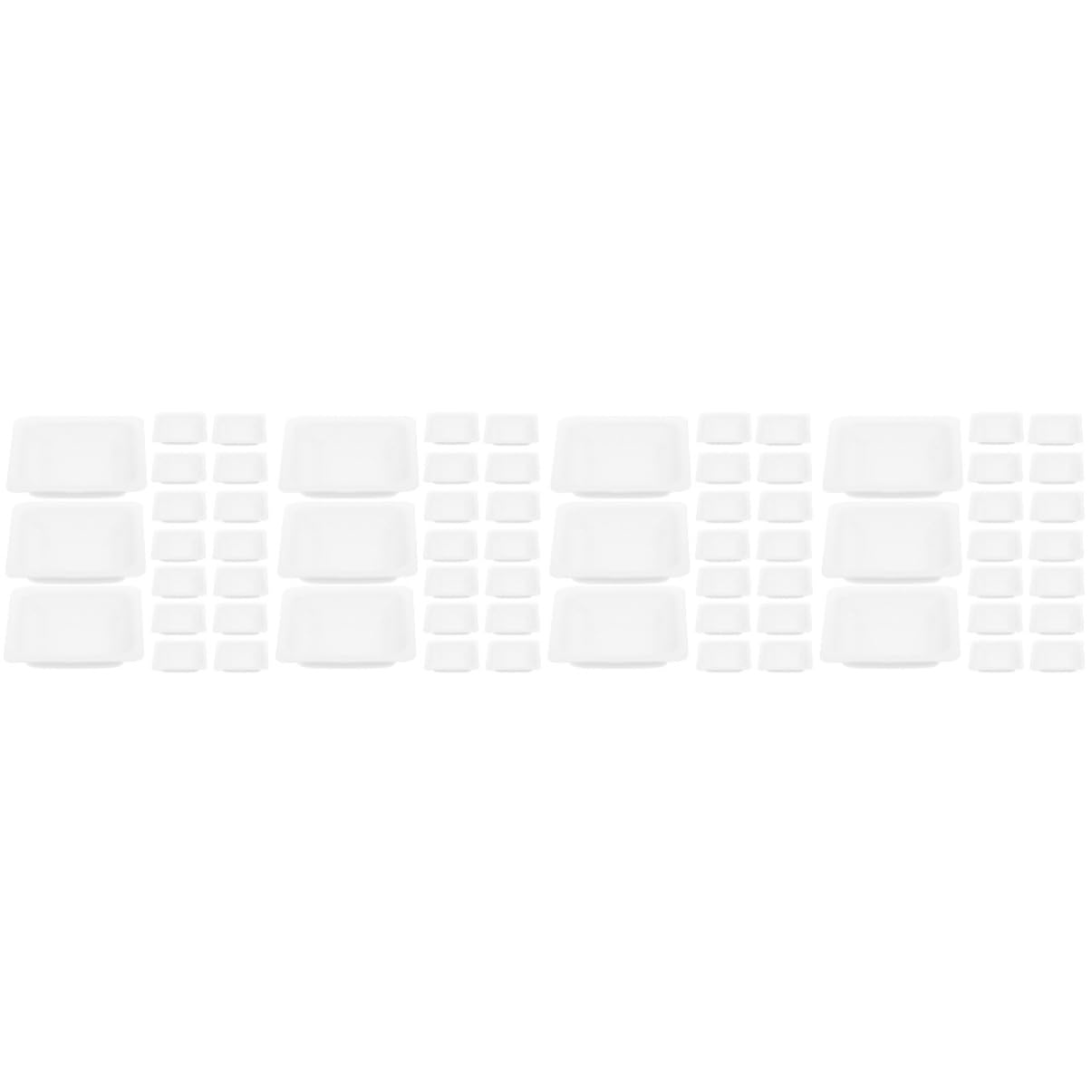 200pcs Weighing Boats Sample Trays for Powders and Liquids Measuring Weigh Plates for Lab and Home Use Easy Transfer Storage Trays