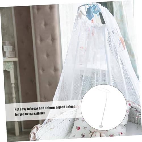 Support de moustiquaire de lit bébé blanc pour des nuits sereines