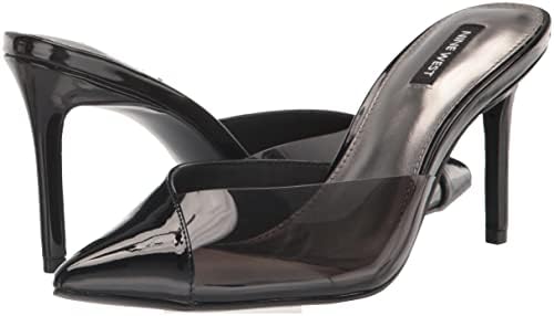 Nine West Women's ELLIA3 Pump, Smoke/Black, 8 | Image 6