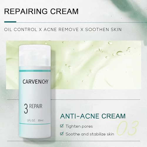 3 Step Acne Remove Skin Care Set - Face Care Kit - Facial Kit With: Face Wash - Toner - Acne Cream, Skincare Set Fights Breakouts & Enlarged Pores Skin Care Routine Kit For Women And Girls