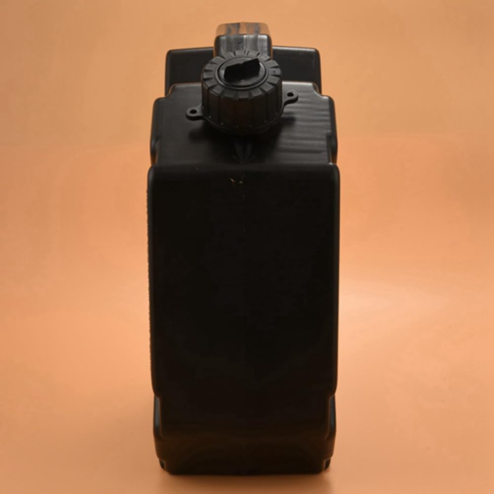 5L Liter Schwarzer Kraftstofftank, Auto, Motorrad, Benzintank, Öltank, Reservekanister, Kraftstoffkanister mit Schloss und Schlüssel