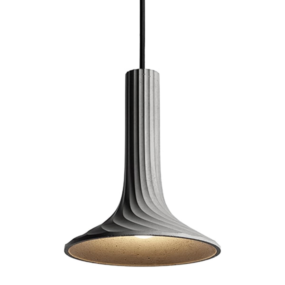 Lámpara colgante de cemento estilo industrial para iluminar y decorar tu cabecera