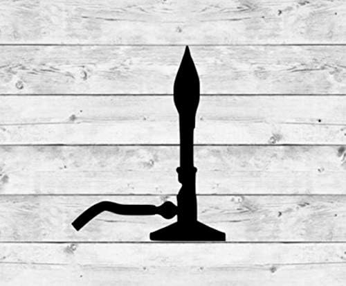 Bunsen Burner Vinyl Stickers, Science Decorations, Science Theme, Biology Decorations, Science Party Supplies, Classroom Decorations, Bunsen Burner Sticker, Decal, Glitter, Metallic, Holographic