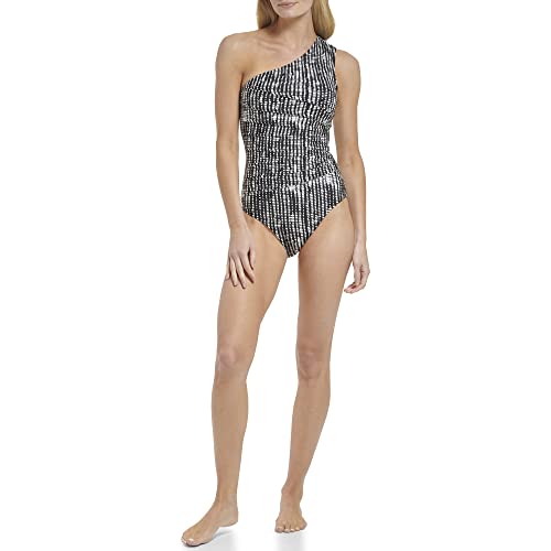 Calvin Klein Standard Shoulder Strap Starburst Pleating Removable Soft Cups One Piece Swimsuit4