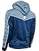 Men's Manchester City Full-Zip Hoodie, Licensed M. City Hooded Sweatshirt (AXL) Blue