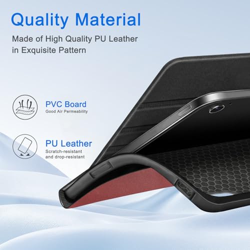 Image of CoBak Case for Samsung Galaxy Tab A11+ Plus 11 inch 2025, Multi-Viewing Angles, All New PU Leather Folio Stand Cover with Auto Sleep Wake Feature for Samsung Galaxy Tab A11+ Tablet 11-inch, Burgundy Red