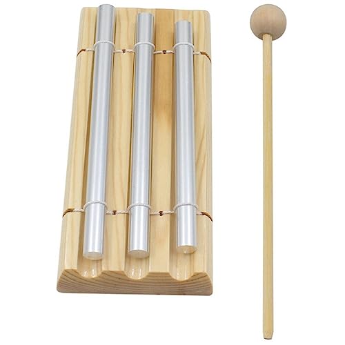 VICASKY Carrilhão De Energia Com Malho Sino Instrumento De Percussão Musical Para Sala De Aula De Me
