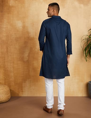 Image of Amazon Brand - Symbol Men Cotton Regular Fit Kurta Pyjama Set