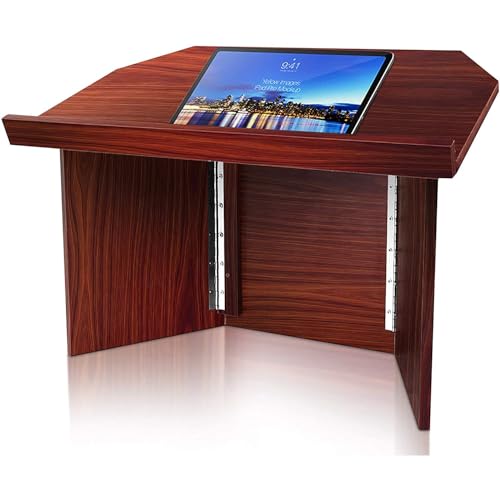 Foldable Desktop Lectern Podium Stand - Portable Folding Tabletop...