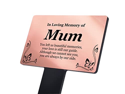 Plaque commémorative pour maman imperméable extérieur marqueur tombe - 2