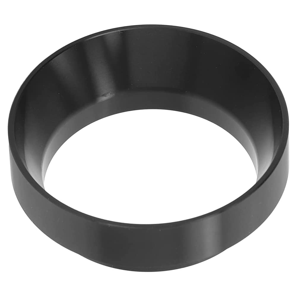 CTRLZS 51mm Espresso Dosing Funnel, Magnetic Ring Coffee Machine Accessories Brewing Coffee Tamper Powder Tool(Black)