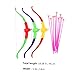 UPKOCH Boys and Girls's Archery Adventure 3 Pack Bow Arrow Set Suction Cups Fun Outdoor Toy for Birthday Christmas Celebrations Random