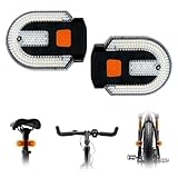 Bike Tail Light with Turn Signal, Bicycle Turn Signals Rear Bike Light Wireless Remote Control USB Rechargeable Split 5 Modes Waterproof Bike Taillights Can be Mounted on Front and Rear