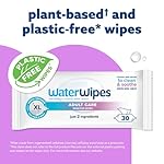 WaterWipes Adult Care Wipes, Extra-large 99.9% Water Based Wipes, Unscented & Hypoallergenic for Sensitive Skin, 180 Count (6 Packs) - Image 5