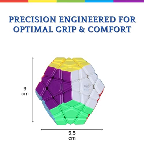 Image of MoYu Meilong Professional Speed Cube, Stickerless Magic Puzzle Cube with Instructions (Megaminx)