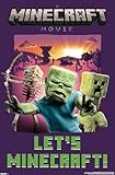 Trends International A Minecraft Movie - Zombie, Creeper, Skeleton Wall Poster, 34L x 22.4W, Unframed Version