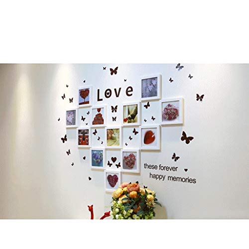 Midfgu Photo Wall-Gallery Perfect Square Decorative Art Hanging Template Piece Photo Frame Wall Gallery Kit #TOP3