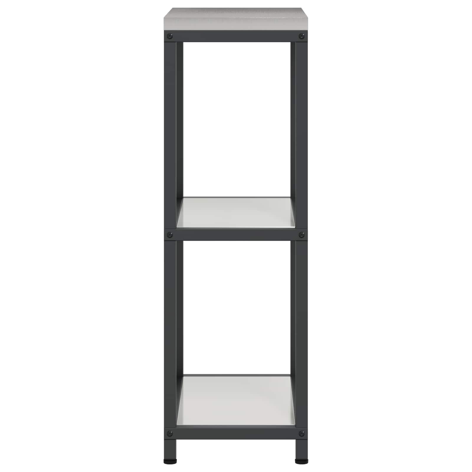 Estantería de cocina de acero con múltiples estantes, 60 x 50 x 92 cm, color plateado – Almacenamiento de cocina moderno para utensilios, ollas y alimentos, estante de acero resistente para