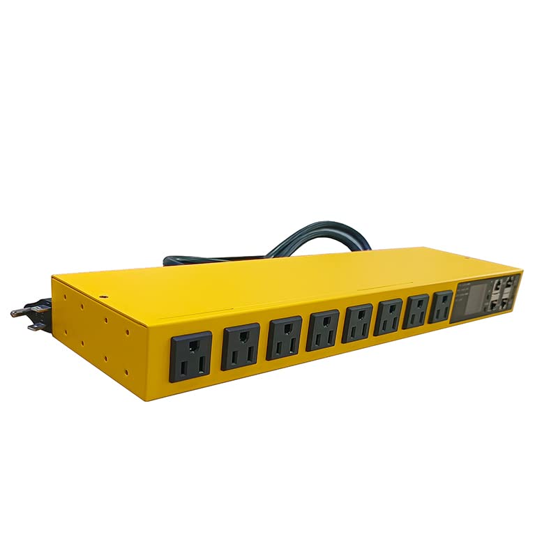 Smart PDU Cabinet Socket 8-Port 15 amps SSH telnet SNMP 485modbus- RTU Programming Development Network Remote Control Room Aging Rack Used (SNMP v1v2v3 Indicates The telnet S Version)