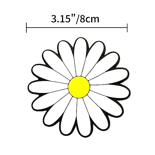 Flower Charms Compatible with Bogg Bags, Large Size Bag Insert Accessories, Personalize Your Tote with Decorative Daisy3