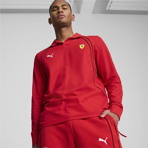 PUMA Men's Scuderia Ferrari Formula 1 Long Sleeve Race Polo2