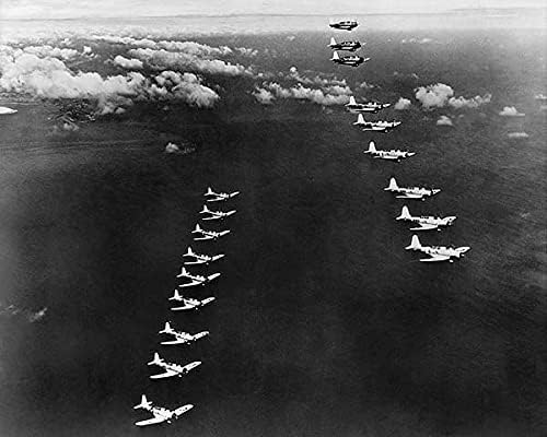 WWII Dive Bombers Aircraft in Formation 11x14 Photograph Photo Print