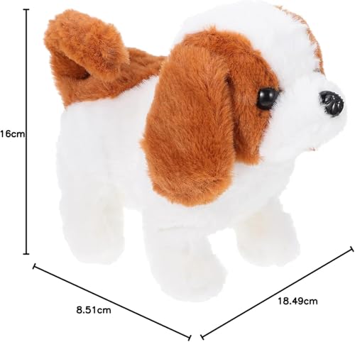 Bestie toys Plastic Barking, Wagging Tail, Walking Puppy, Battery Operated Cute Dog with Barking Sound(Battery Not Included) - Image 8