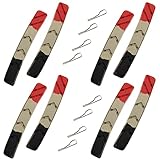  Pastillas Freno Bicicleta 4 Pares 8 uds Pastillas de Freno Bicicleta Zapata Freno Bicicleta Spinning Zapatas Freno Bicicleta Carretera Pastilla Freno Bicicleta Tricolor
