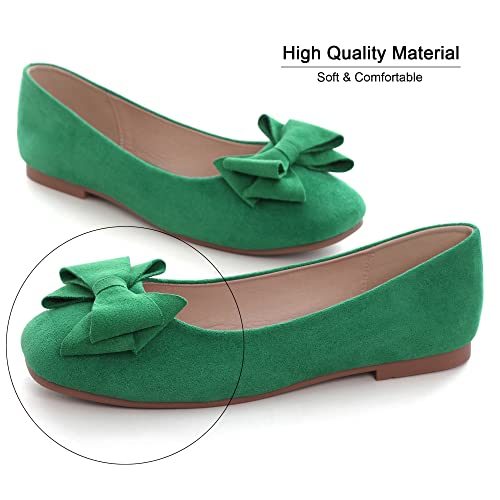 Image of Dear Time Women's Flats Shoes Bowknot Dressy Ballets Loafers Wedding Business Casual Walking Shoes