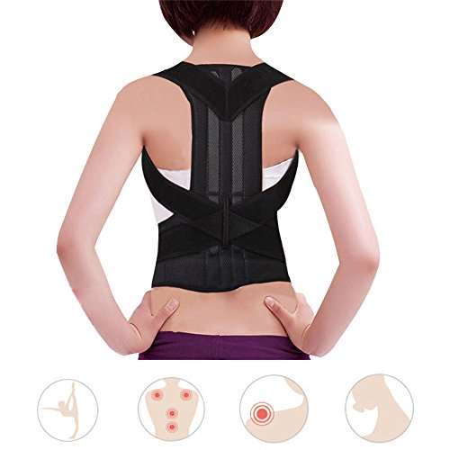 Back Posture Corrector Adjustable Clavicle Brace Comfortable Correct Shoulder Posture Support Strap for Women and Men Improve Posture Correction - Thumbnail 4