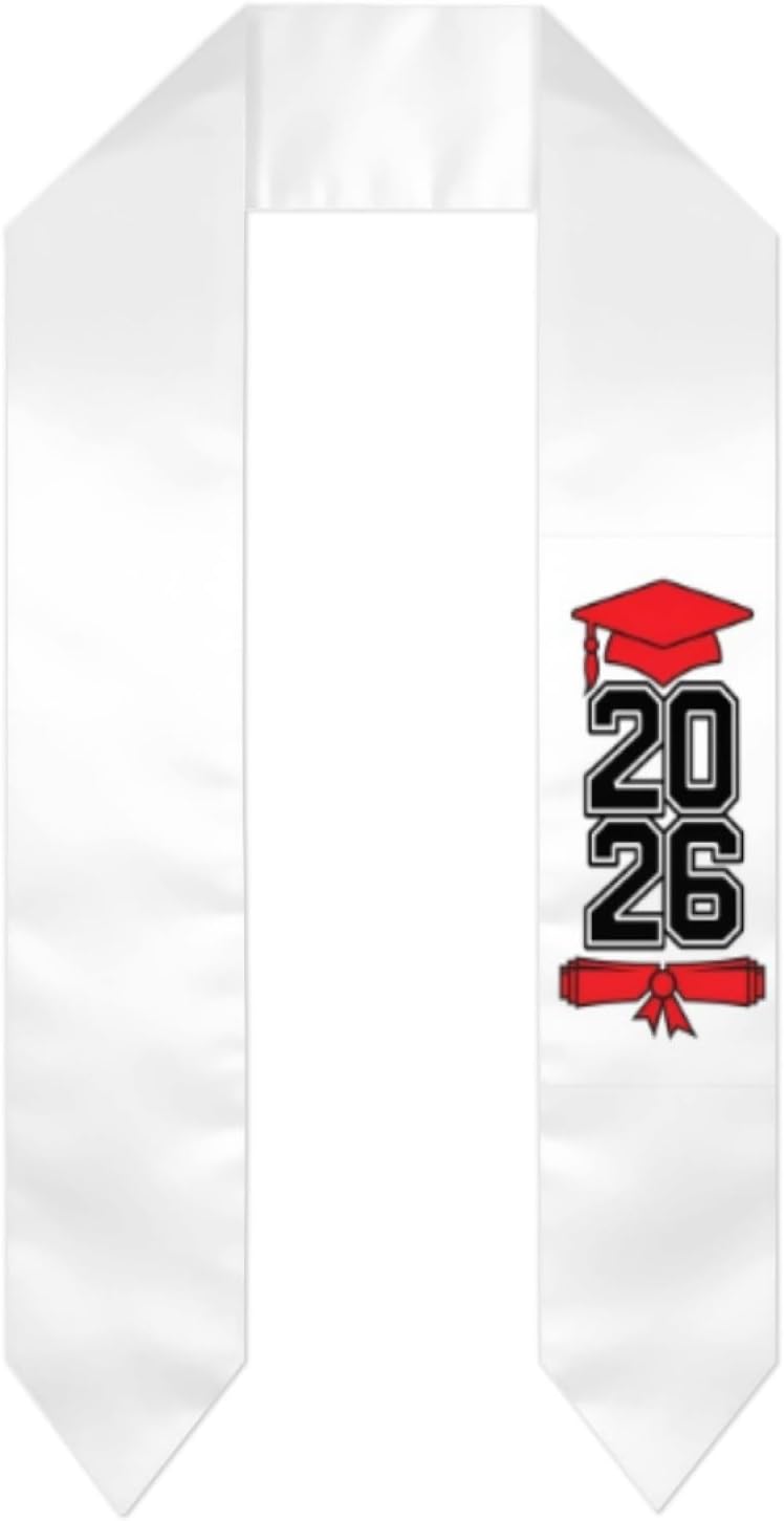 Class of 2026 Graduation Sash/Stole/Scarf Senior 2026 Adult Unisex
