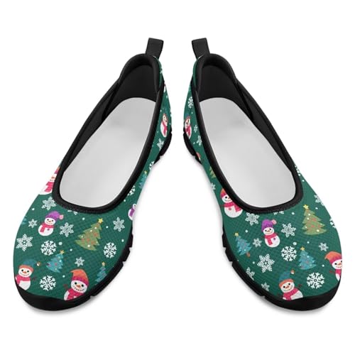 Image of Walking Shoes Women Breathe Mesh Slip On Sneakers Women Comfortable Lightweight