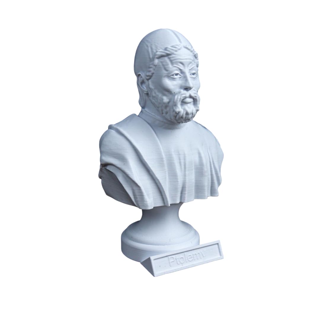 Genérico Busto di Tolomeo Antico Astronomo e filosofo Scultura Statua Decorazione