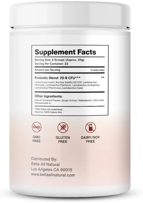 Bella All Natural Probiotics Iced Tamarindo
