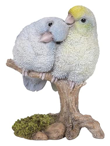 Hiline Gift Ltd. Pacific Parrot Couple On Branch #TOP1
