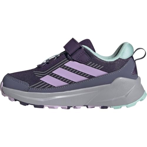 adidas, Terrex Trailmaker 2 Hiking Shoes, Aurora Plum/Powder Plum/Semi Flash Aqua, 1, Medium