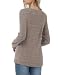 Tanmolo Damen Strickpullover Langarmshirt Herbst Elegant Kaffee, M