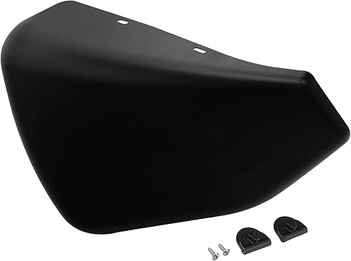 Miniatura 3 de TCT-MOTORPARTS Cubierta lateral izquierda de la batería negra mate para Harley Sportster XL883 1200 14-UP Iron Roadster Super Low Custom