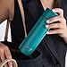 Ever Vessel Mini Stainless Steel Water Bottle 14oz - Non-insulated | Designed for Bags | Slim, Ultra Lightweight & Stylish – Teal Green