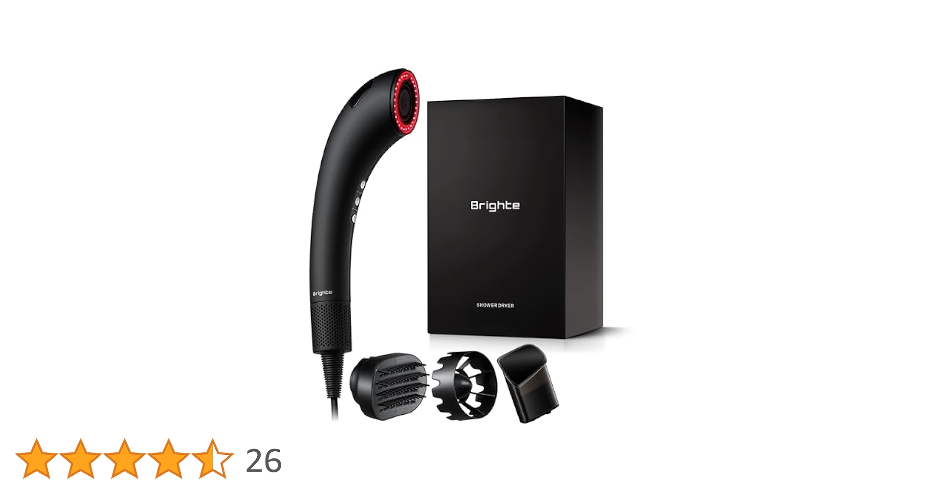 Brighte Shower Dryer ブラック Brighte Shower Dryer | Japan