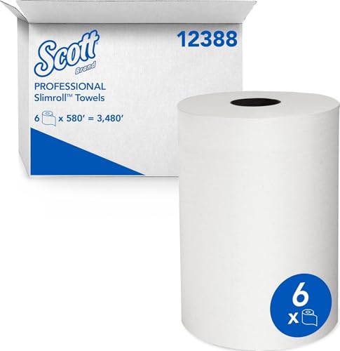 Scott Professional Slimroll Hard Roll Towels, Bulk, 6 Rolls x 580' (12388) - image 1