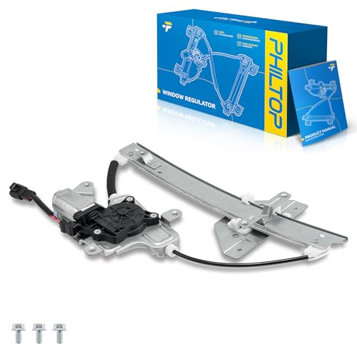Image of PHILTOP 741-816 Power Window Regulator w /Motor Rear Left Driver Side