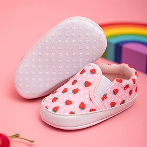 Meckior Infant Baby Girls Boys Canvas Shoes Soft Sole Toddler Slip On Newborn Crib Moccasins Casual Sneaker Austin Boy's Flat Lazy Loafers First Walkers Skate Shoe - Thumbnail 3