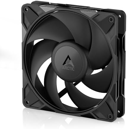 ARCTIC P14 Pro - Powerful Premium Fan, 140 mm PWM Fan, 400-2500 rpm, 0 rpm <5% PWM, Fluid Dynamic Bearing, 4-Pin - Black