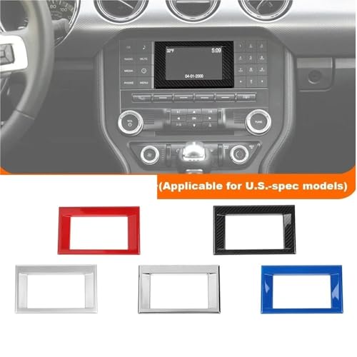 Cadre de navigation Mustang autocollant bleu finition premium - 2
