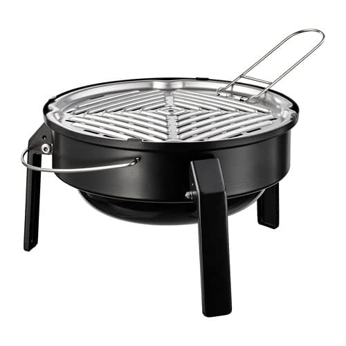KORPON コールポーン ポータブル炭火焼きバーベキューグリル - ブラック 802.852.40