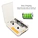 Portable Cassette Tape Player, USB C Cassette to MP3 Converter with 3.5mm AUX Jack, Headphones, 2 Power Supply Modes Tape to MP3 Player for Gift