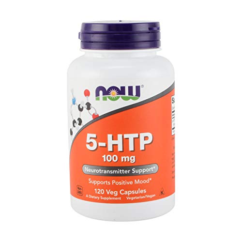 NOW Foods 5-HTP, 100mg - 120 Cápsulas Cover